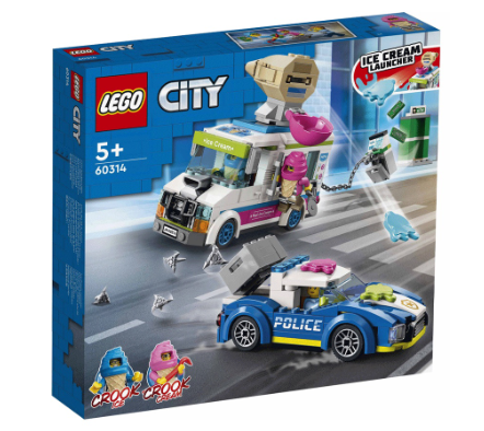 Lego 60314 City Ice Cream Truck Police Chase Building Blocks