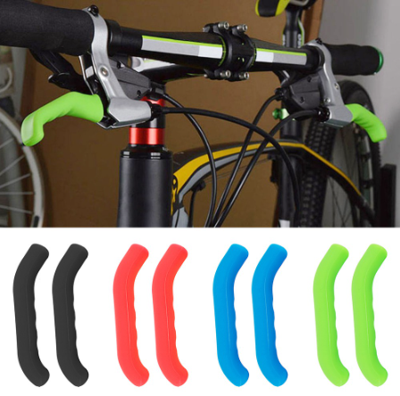 2PCS Silicone Bicycle Lever Grips Protectors Cover Sleeve MTB Bike UNI ACE