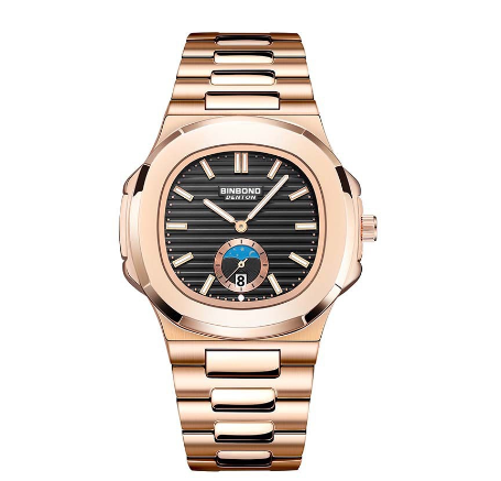 Original Square Business Luxury Stainless Steel Waterproof Fashion Watch Men Quartz Watch Casual All-Match Small Square Watch M2