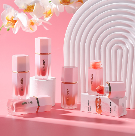 8 Colors Long-lasting Matte Silky Smooth Fine Rouge Natural Color Enhancing Liquid Powder Busher Face Make Up