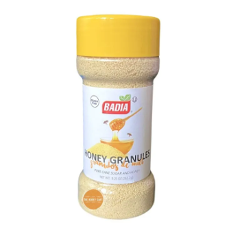 Badia Honey Granules Pure Cane Sugar and Honey  262.2 g