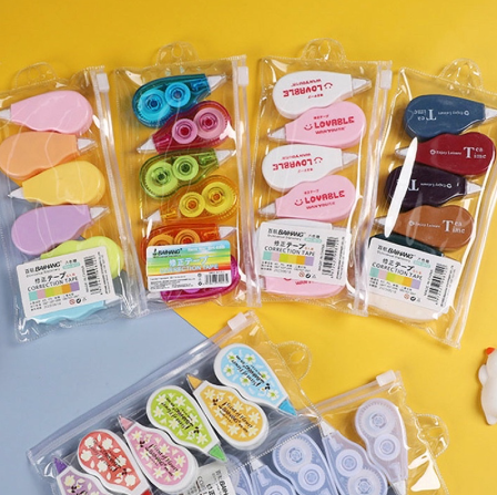 6pcs Correction Tape Set School Office Supplies Multi Color