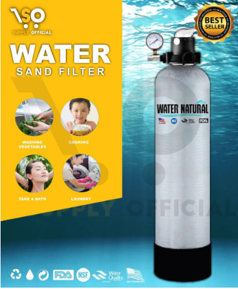 Water Natural 0935 and 0942 Outdoor Filter Sand Filter System Tank Penapis Air