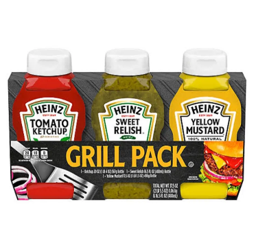 Heinz Grill Condiments 1 Pack