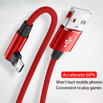 Degree USB Charger Cable 3A Fast Charging Android/Type C Cord Nylon USB C Cable