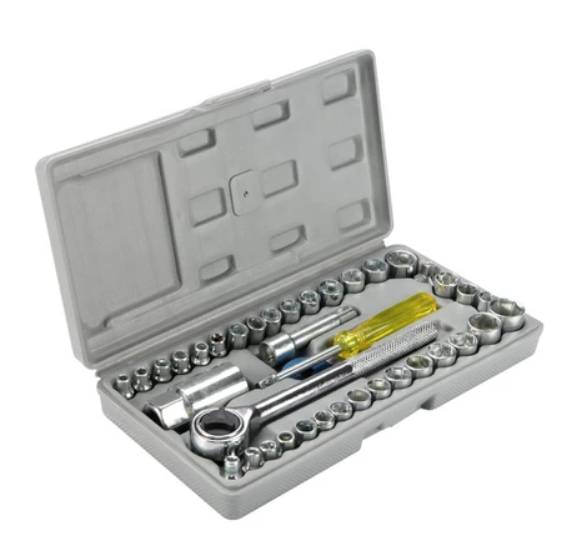 40pcs Hand Tool Combination Socket Wrench Set