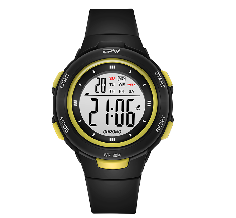 TPW Digital Watches Fashion Watch Trending Sport Wristwatch BLACK