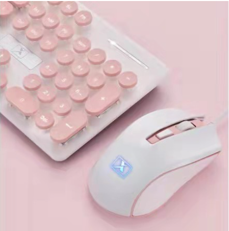 N518 Universal USB Wired Keyboard And Wired Mouse With Key Backlight