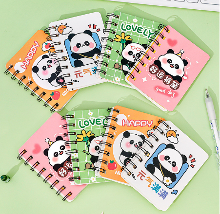 Cute cartoon spring portable pocket Notepad mini notebook A7 notebook