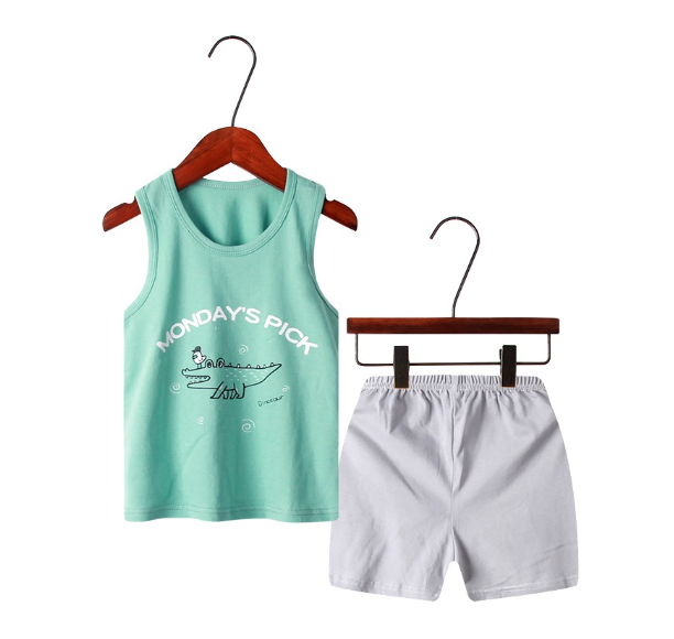 Baby Corp (0-4Y) Boy Clothes Terno for Kids Boys Fashion Sando Shorts Set Summer Tshirt D2