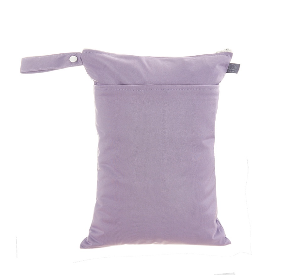 Reusable Waterproof Dry Double Pocket Cloth Handle Diaper Wet Bag 17