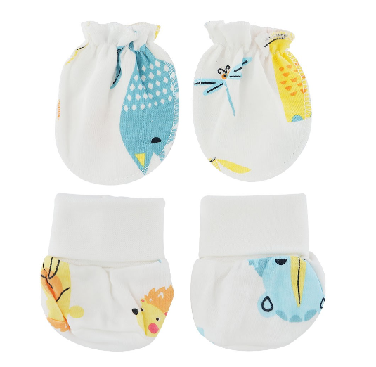 Newborn and Infant Gloves and Socks Sets for Baby Boy and Baby Girl SM13