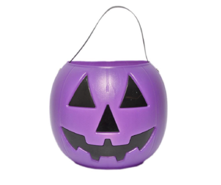 Violet Halloween Pumpkin Pail