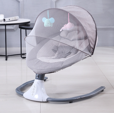 Baby Electric Rocking Chair Remote Control Baby Swing Cradle Chair With Bluetooth Music and Timer