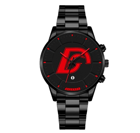 Luxury Gold Mens Minimalist Stainless Steel Analog Watches Men Business Casual Calendar Quartz Wrist Watch Relo Ng Kalalakihan BLACK RED