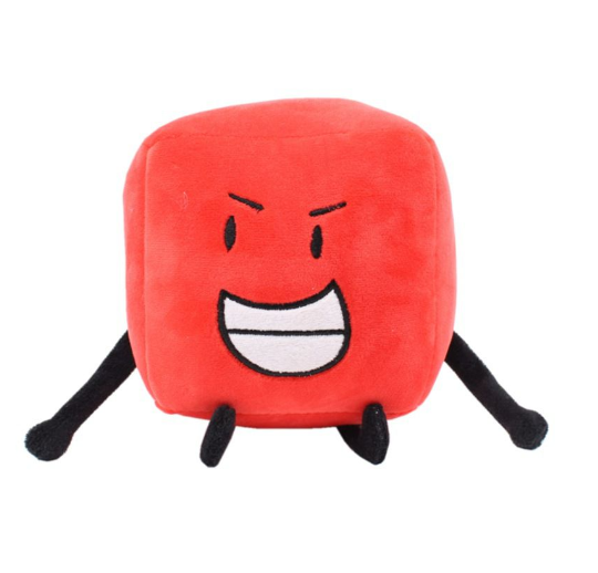 Plush Toy Leafy Firey Flower Block Waterdrop Bubble Plushie Pillow Doll Kids L9