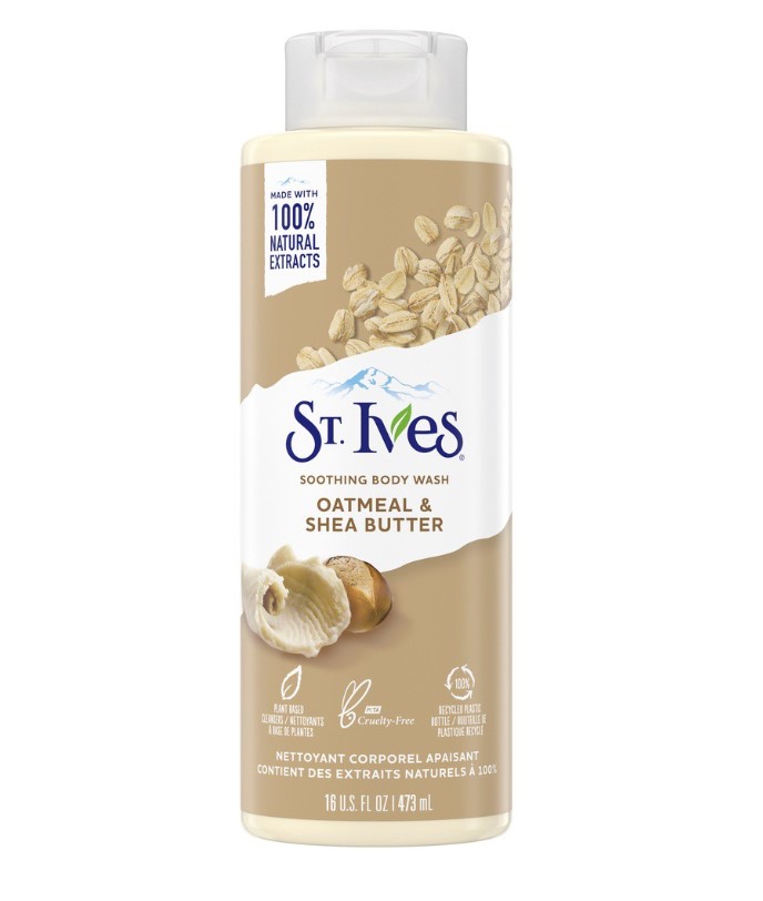 ST. IVES Oatmeal & Shea Butter Soothing Body Wash 16OZ