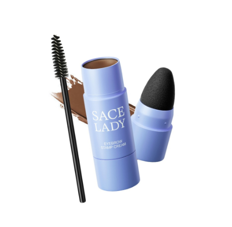 SACE LADY Waterproof Eyebrow Cream With Brush Long Lasting Easy To Use Multi-use Eye Brow Stamp Cream Eye Makeup