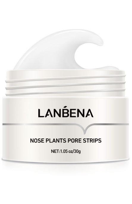 Lanbena Blackhead Whiteheads Remover Mask Facial Peeling Mask Nose Strip Acne Treatment Deep Cleansing 30g