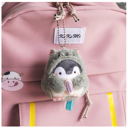 Koi Penguin Plush Doll Small Pendant Bag Pendant Charm Doll Keychain Toy Doll F25