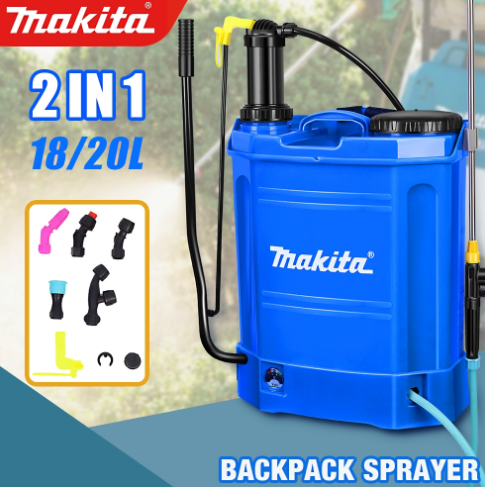 Makita Sprayer Agriculture Rechargeable Knapsack Electric and Manual 2in1 Sprayer 18L 20L