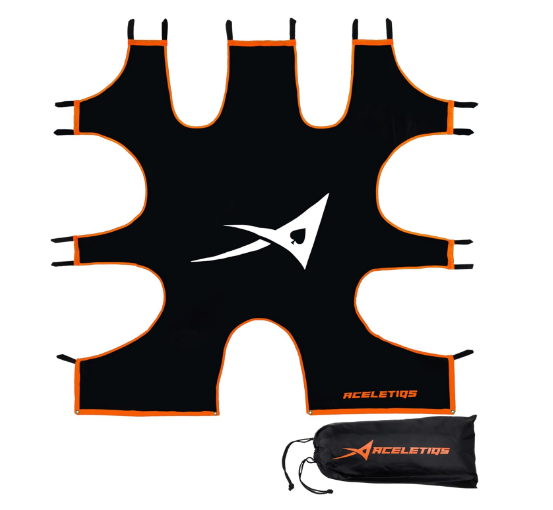 Lacrosse Goal Lacrosse Net Shooting Target | Lacrosse Gifts for Boys and Girls | Use with Lacrosse Rebounder, Lacrosse Backstop and Lacrosse Goalie | Fits Standard 6x6 Goal [Carry Bag Included]