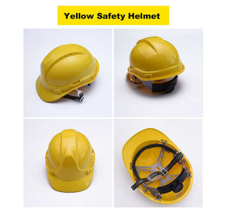 Harden 285mm Safety Helmet CE approved PP plastic Body Four-point double layer lining splicing struc