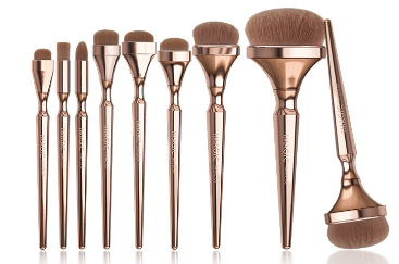 IMAGIC Cruelty-Free 9 Pcs Set Makeup Brushes Set Contour Eyeshadow Blush Cosmetic Brush