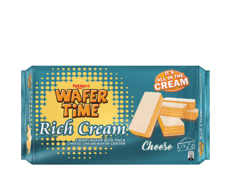 Wafertime Rich Cream Wafers Cheese 27g x 10s