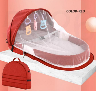 Baby Bed Bassinet Crib Portable Folding Baby Bed Nest Sleeping Basket