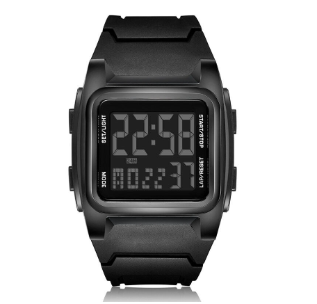 POSHI Original Men Watches Waterproof Multifunctional Men's Sports Watch Dual Time Count Down Stopwatch Digital Wrist Watch For Man
