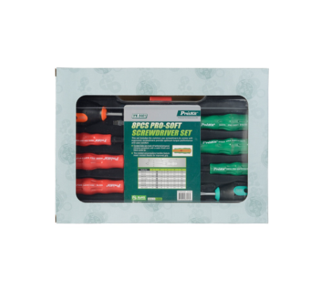 Pro'sKit 1PK-9401 8Pcs Pro-Soft Screwdriver Set