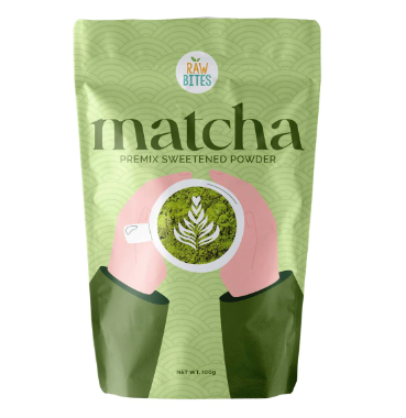 Raw Bites Matcha  Premix Sweetened Powder 100g