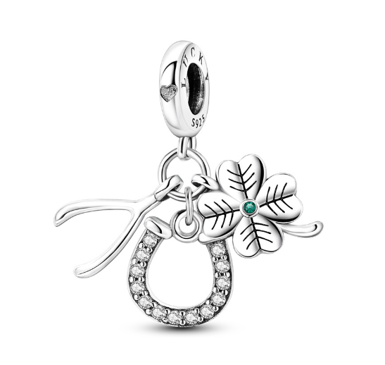 25 Sterling Silver Dog Bone Charm Suitable For Pandora Bracelet DIY 0030