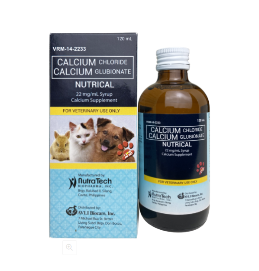 Nutrical Calcium Syrup for Dogs & Cats 120ml