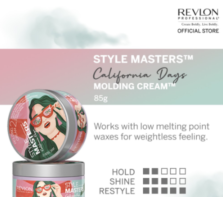 Revlon Professional Style Masters California Days Molding Cream 85g Water Based Hair Pomade