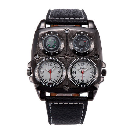 Oulm Adventure Men's Quartz Military Wrist Watch WHITE