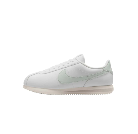 Nike Cortez Leather Retro Non-Slip Durable Low-Top Leisure Running Shoes, Women, White, DN1791-106