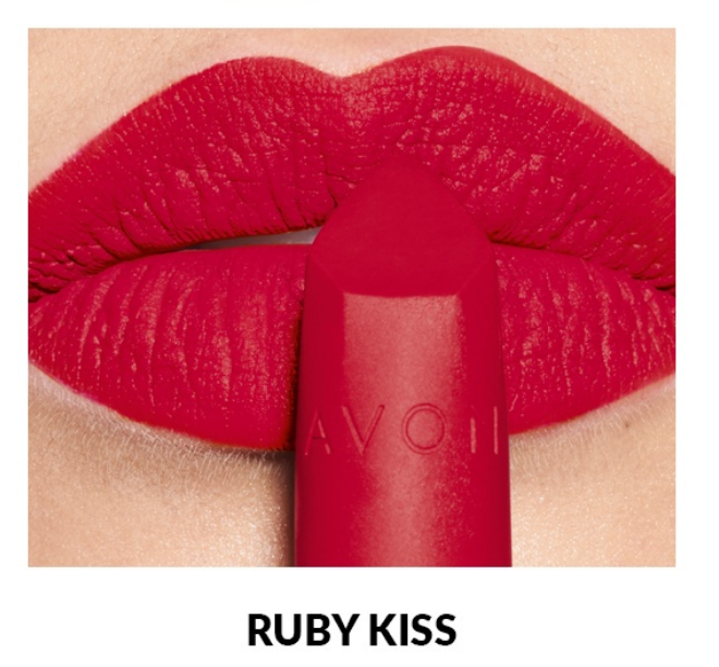 Avon Ruby Kiss Ultra Matte Lipstick 3.6g
