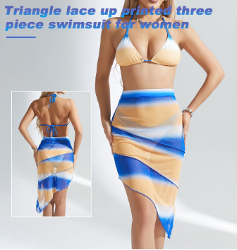 Stylish Women's Lace-up Swimsuit Comfortable Breathable Bathing Suit For Swimming Pool