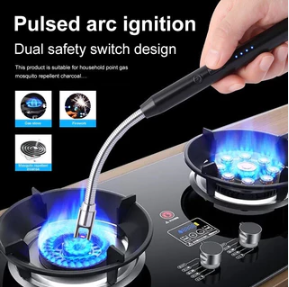 Windproof Multifunction Rechargeable Electric Candle Lighter Flameless Lighter USB charge Lighter