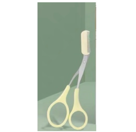 Gladking Eyebrow Trimmer scissor With Mini Comb