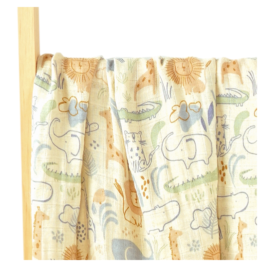 Happy Flute Baby Muslin Swaddle Cotton Soft Baby Blanket For Newborn Baby Wrap Sleepsack Bath Towel 120x110CM c9