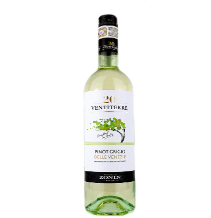 Zonin Ventiterre Pinot Grigio Wine 750mL