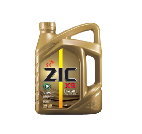 SK ZIC X9 5W-40 Fully Synthetic Car Engine Oil 4L