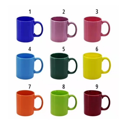 Mug Plain Colored Ceramic Coffee Mug 11oz