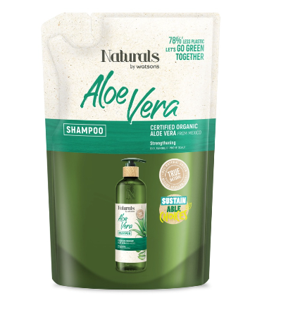 Naturals By Watsons Aloe Vera Shampoo Refill 450ml