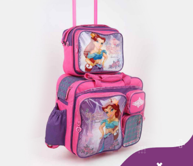 Boardwalk Princess Z Character Print Stroller Bag with Lunch Bag