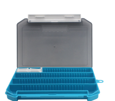 Fishing Tackle Box Storage Tray With Removable Dividers Lures Hooks Accessories Organizer Holder
