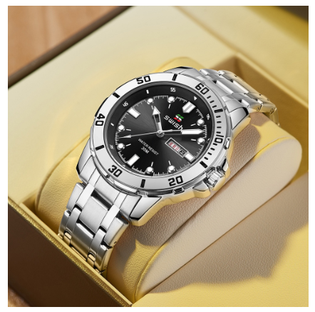 Original Luxury Fashion Watch Luminous Calendar Waterproof Business Simple Quartz Watch M4